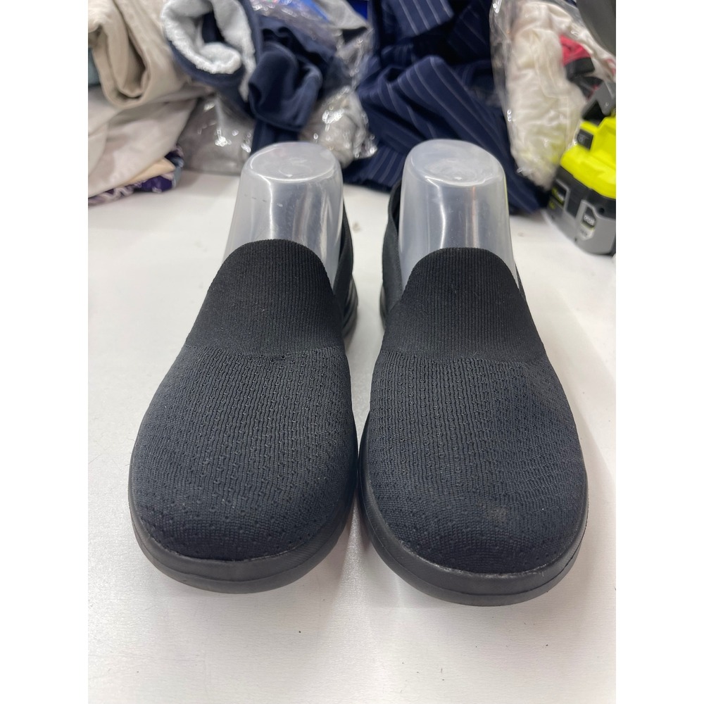 Skechers On-the-GO Flex Comfort Black Knit Slip On Walking Shoes 136401 Womens 9